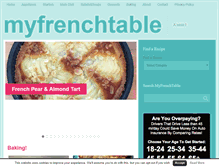 Tablet Screenshot of myfrenchtable.com
